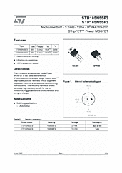 DataSheet STP185N55F3 pdf
